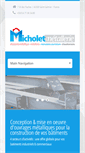 Mobile Screenshot of micholet-metallerie.com