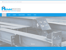 Tablet Screenshot of micholet-metallerie.com